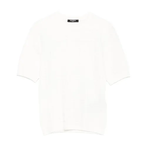 Knitwear > Round-neck Knitwear - - Balmain - Modalova