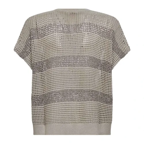 Knitwear > Round-neck Knitwear - - Brunello Cucinelli - Modalova