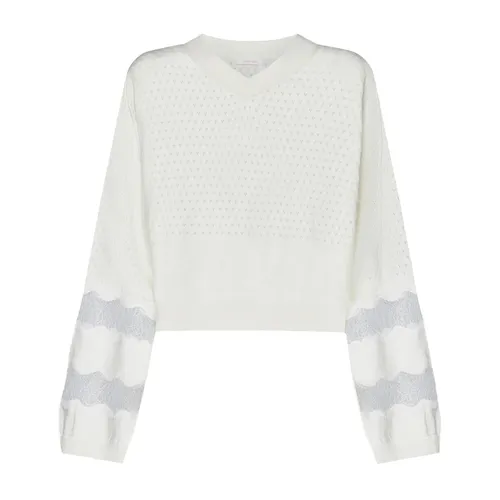Knitwear > V-neck Knitwear - - See by Chloé - Modalova
