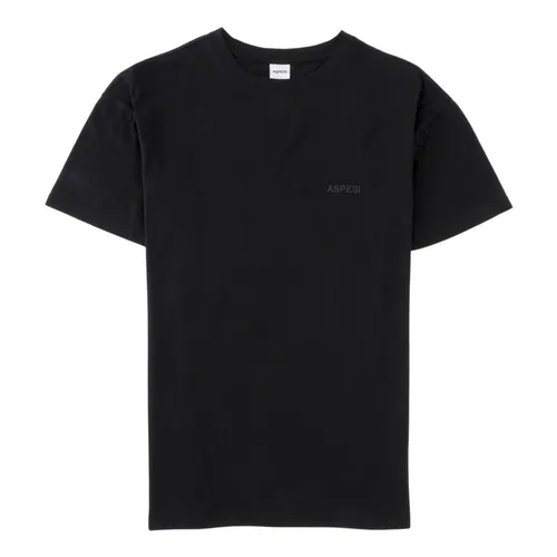 Aspesi - Tops > T-Shirts - Black - Aspesi - Modalova