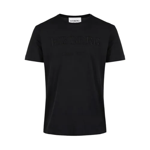 Iceberg - Tops > T-Shirts - Black - Iceberg - Modalova