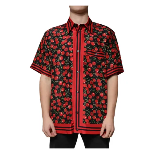 Shirts > Short Sleeve Shirts - - Dolce & Gabbana - Modalova