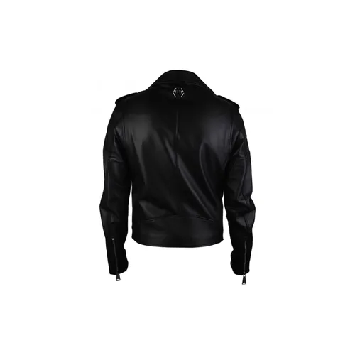 Jackets > Leather Jackets - - Philipp Plein - Modalova