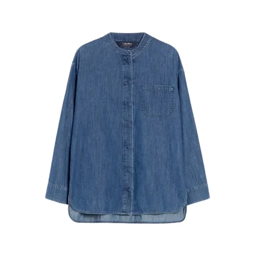 Blouses & Shirts > Denim Shirts - - Max Mara - Modalova
