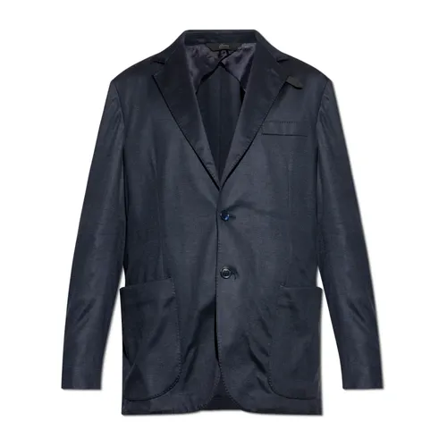 Brioni - Jackets > Blazers - Blue - Brioni - Modalova