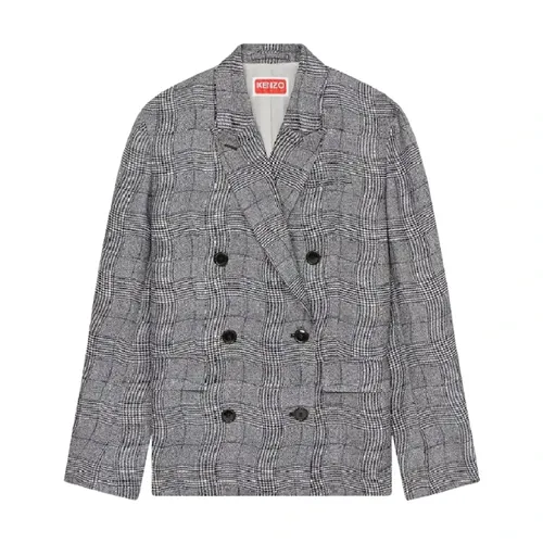 Kenzo - Jackets > Blazers - Gray - Kenzo - Modalova