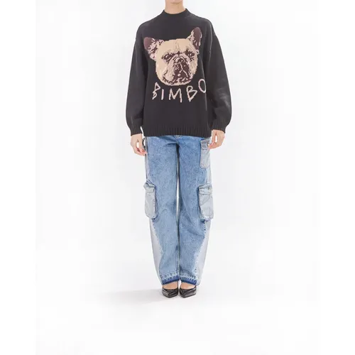 Knitwear > Round-neck Knitwear - - Moschino - Modalova