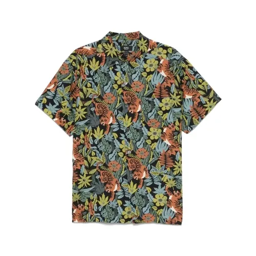 Shirts > Short Sleeve Shirts - - A.p.c. - Modalova