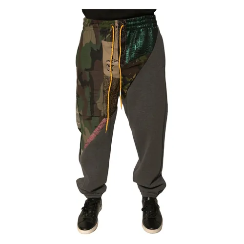 Trousers > Sweatpants - - Dolce & Gabbana - Modalova
