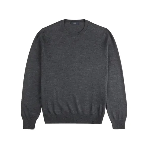 Knitwear > Round-neck Knitwear - - Fay - Modalova