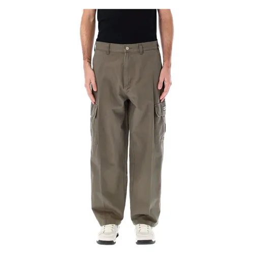 Trousers > Straight Trousers - - Obey - Modalova