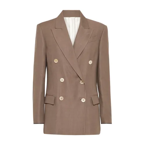 Jackets > Blazers - - Brunello Cucinelli - Modalova