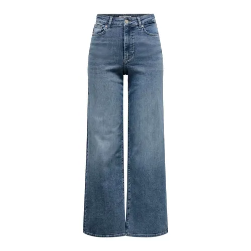 Only - Jeans > Wide Jeans - Blue - Only - Modalova