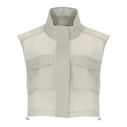 Pinko - Jackets > Vests - Gray - Pinko - Modalova