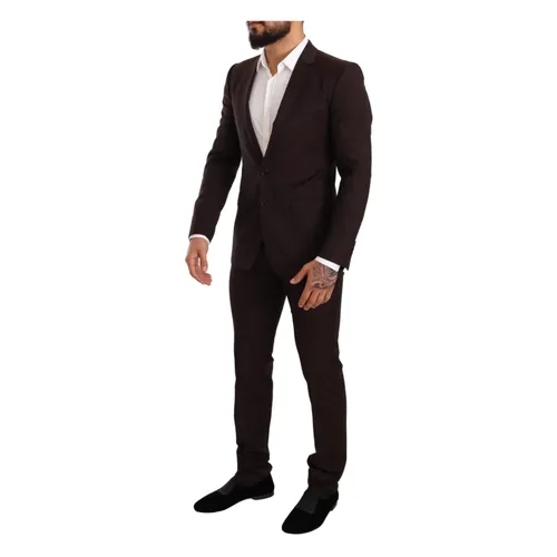 Suits > Suit Sets > Single Breasted Suits - - Dolce & Gabbana - Modalova