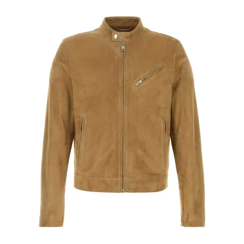 Jackets > Leather Jackets - - Dolce & Gabbana - Modalova