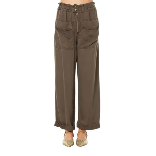Trousers > Wide Trousers - - Isabelle Blanche - Modalova
