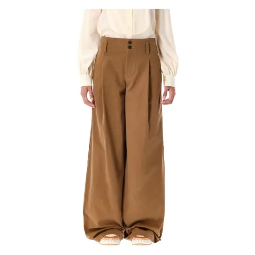Trousers > Wide Trousers - - Chloé - Modalova