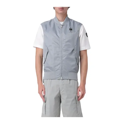 Blauer - Jackets > Vests - Gray - Blauer - Modalova
