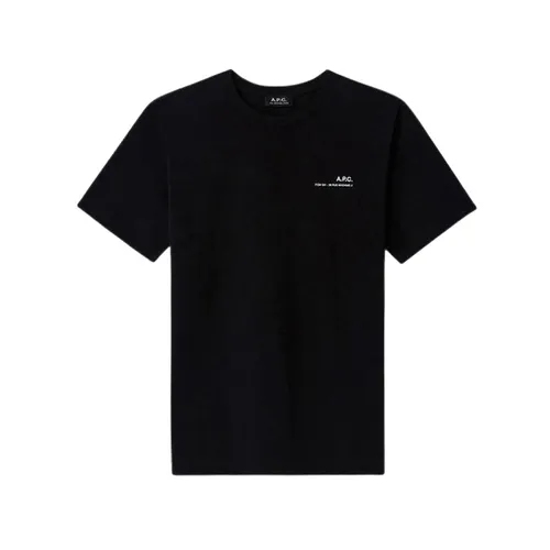 A.p.c. - Tops > T-Shirts - Black - A.p.c. - Modalova