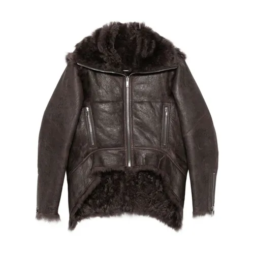 Jackets > Leather Jackets - - Rick Owens - Modalova