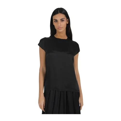 Aspesi - Tops > T-Shirts - Black - Aspesi - Modalova