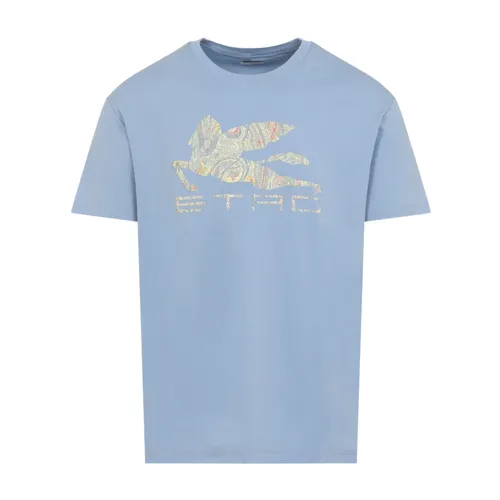 Etro - Tops > T-Shirts - Blue - Etro - Modalova