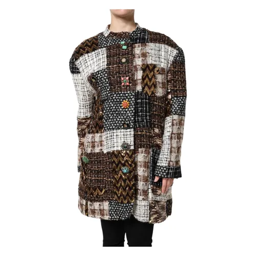 Coats > Single-Breasted Coats - - Dolce & Gabbana - Modalova