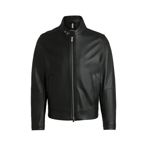 Jackets > Leather Jackets - - Hugo - Modalova