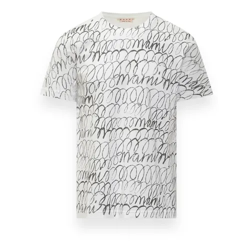 Marni - Tops > T-Shirts - White - Marni - Modalova