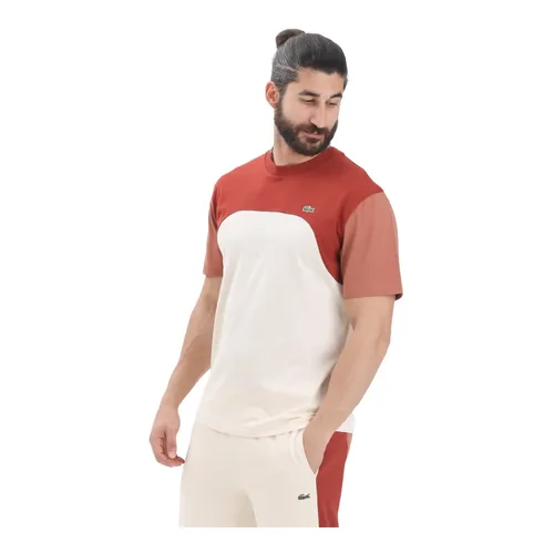 Lacoste - Tops > T-Shirts - Beige - Lacoste - Modalova
