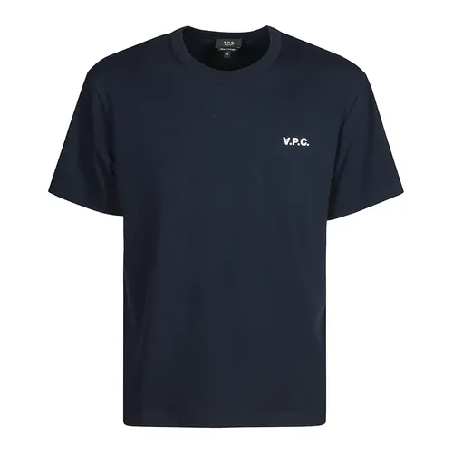 A.p.c. - Tops > T-Shirts - Blue - A.p.c. - Modalova
