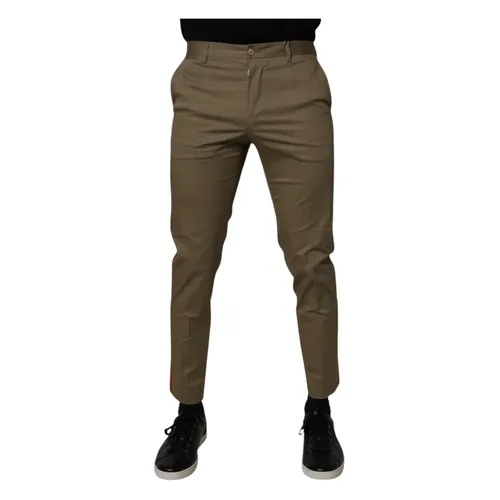 Trousers > Chinos - - Dolce & Gabbana - Modalova