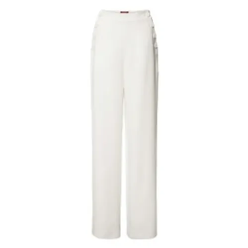 Trousers > Straight Trousers - - Max Mara Studio - Modalova