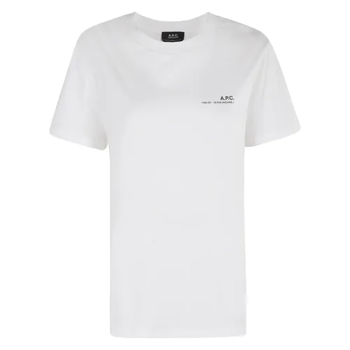 A.p.c. - Tops > T-Shirts - White - A.p.c. - Modalova