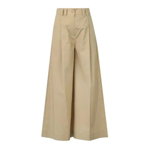 Trousers > Wide Trousers - - Solotre - Modalova