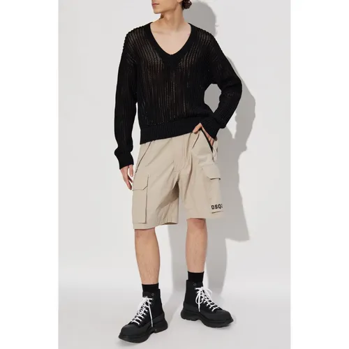 Knitwear > V-neck Knitwear - - Dsquared2 - Modalova