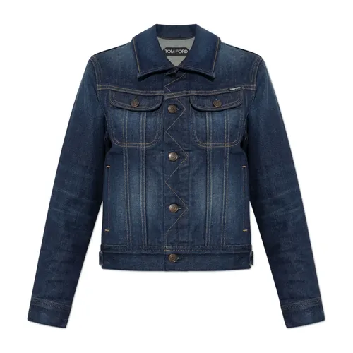 Jackets > Denim Jackets - - Tom Ford - Modalova