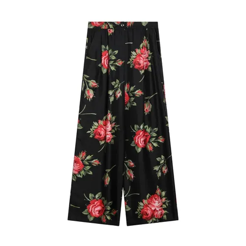 Trousers > Wide Trousers - - Dolce & Gabbana - Modalova