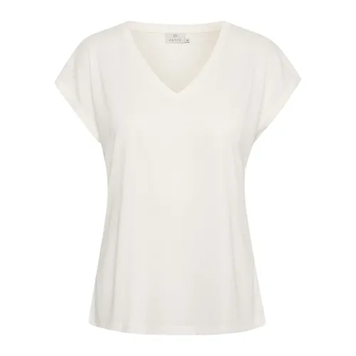 Kaffe - Tops > T-Shirts - White - Kaffe - Modalova
