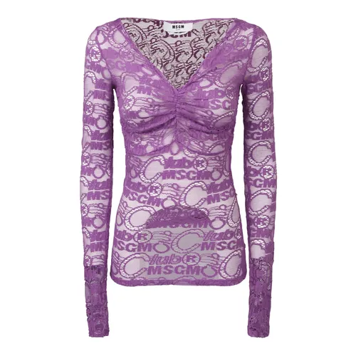 Tops > Long Sleeve Tops - - Msgm - Modalova
