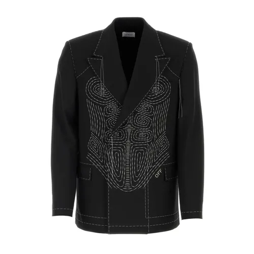 Jackets > Blazers - - Off White - Modalova