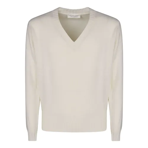 Knitwear > V-neck Knitwear - - Filippo De Laurentiis - Modalova