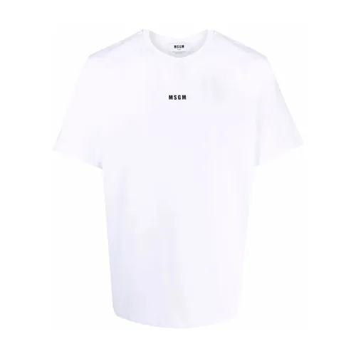 Msgm - Tops > T-Shirts - White - Msgm - Modalova