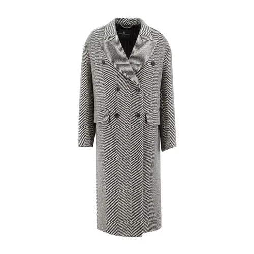 Coats > Double-Breasted Coats - - Ermanno Scervino - Modalova