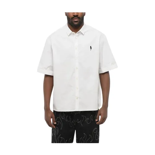 Shirts > Short Sleeve Shirts - - Neil Barrett - Modalova