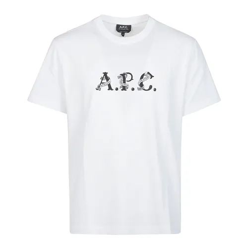 A.p.c. - Tops > T-Shirts - White - A.p.c. - Modalova