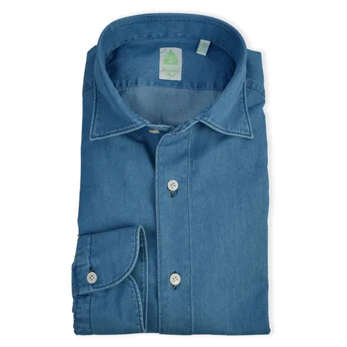 Shirts > Denim Shirts - - Finamore - Modalova