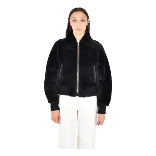 Jackets > Faux Fur & Shearling Jackets - - Max Mara - Modalova