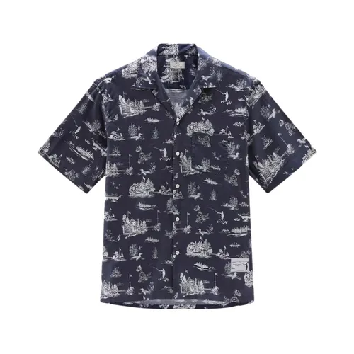 Shirts > Short Sleeve Shirts - - Woolrich - Modalova